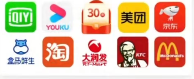 以下权益品牌